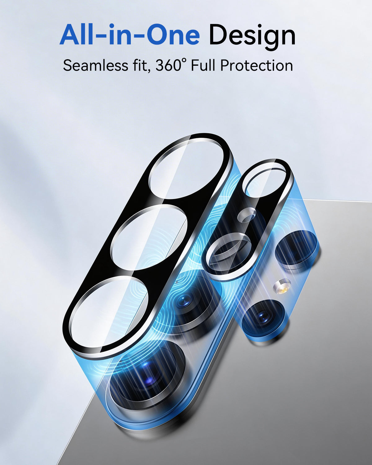 Raptic Air 2 in 1 gehärtetes Glasbündel-Kit für SAMSUNG Galaxy S26 UItra klar