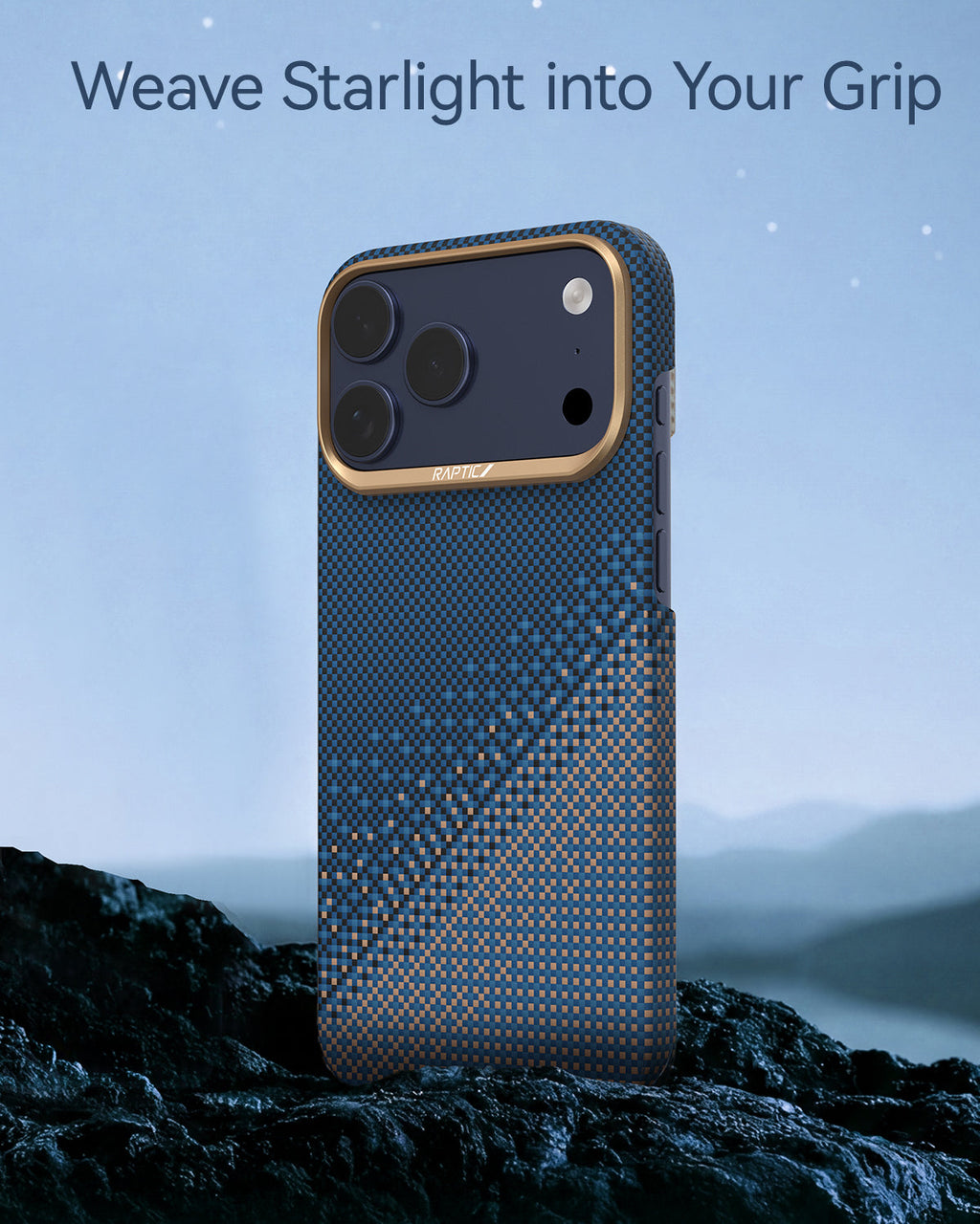 RAPTIC Aramid Skin Case für iPhone 17 Pro / 17 Pro Max- Serenity Emerald