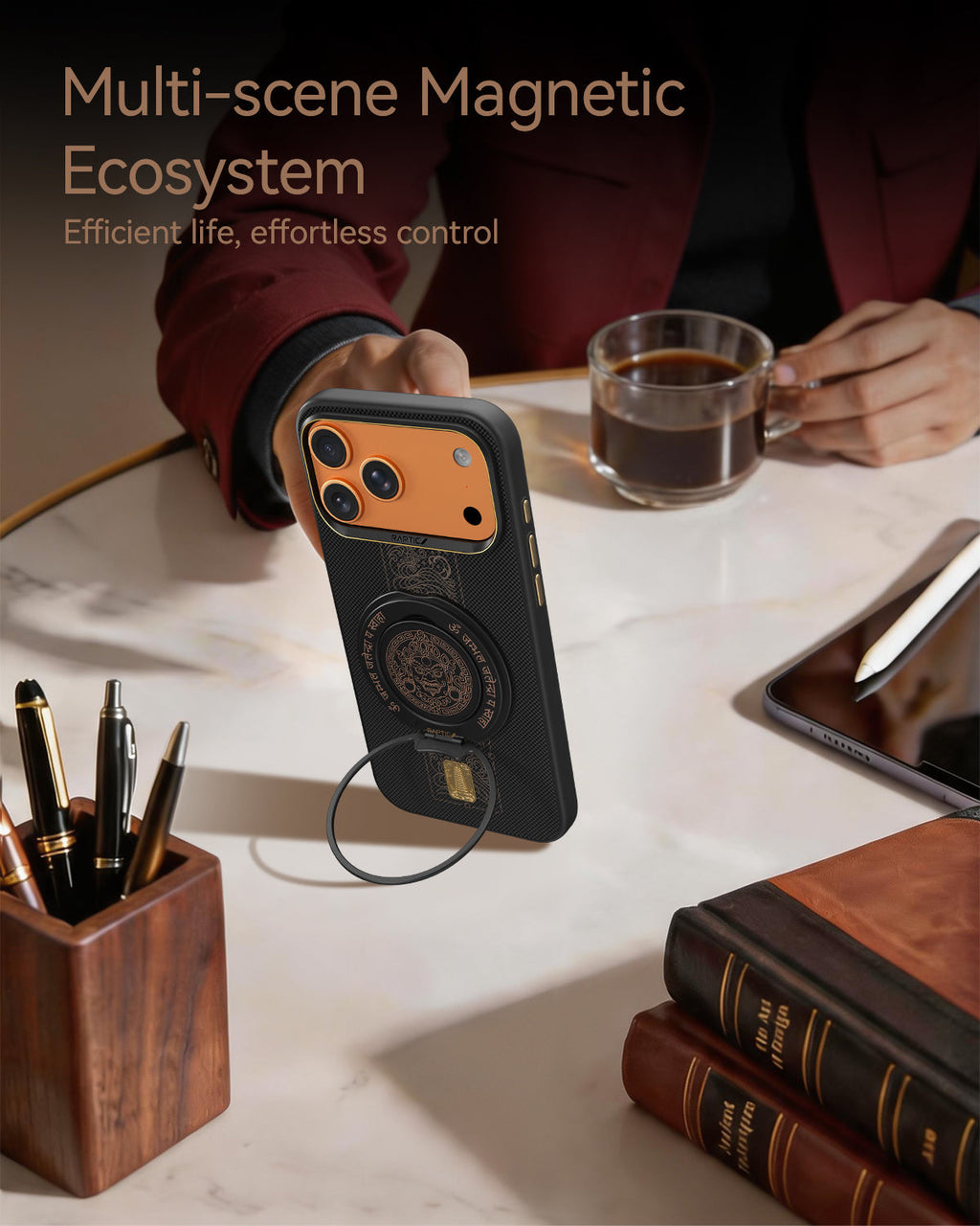 RAPTIC Aramid Dual Magsafe Telefongehäuse für iPhone 17 Pro / 17 Pro Max - Rise
