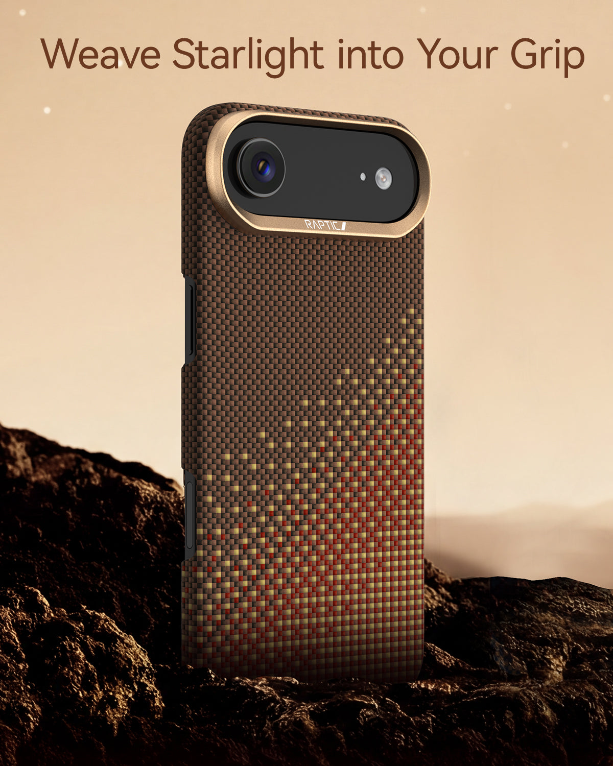 RAPTIC Aramid Skin Case für iPhone Air- Serenity Amber