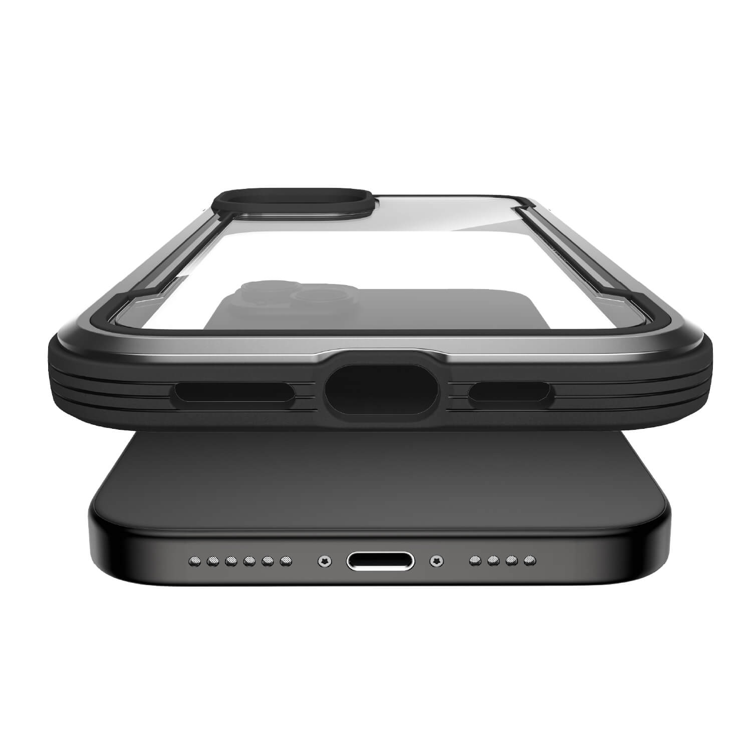 iPhone 15 Plus Case - Schild - Schwarz