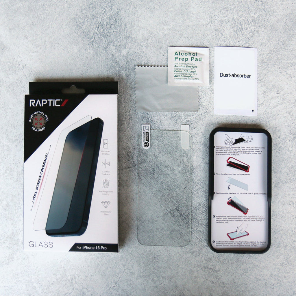 Raptic Glas für iPhone 14 Pro - Clear