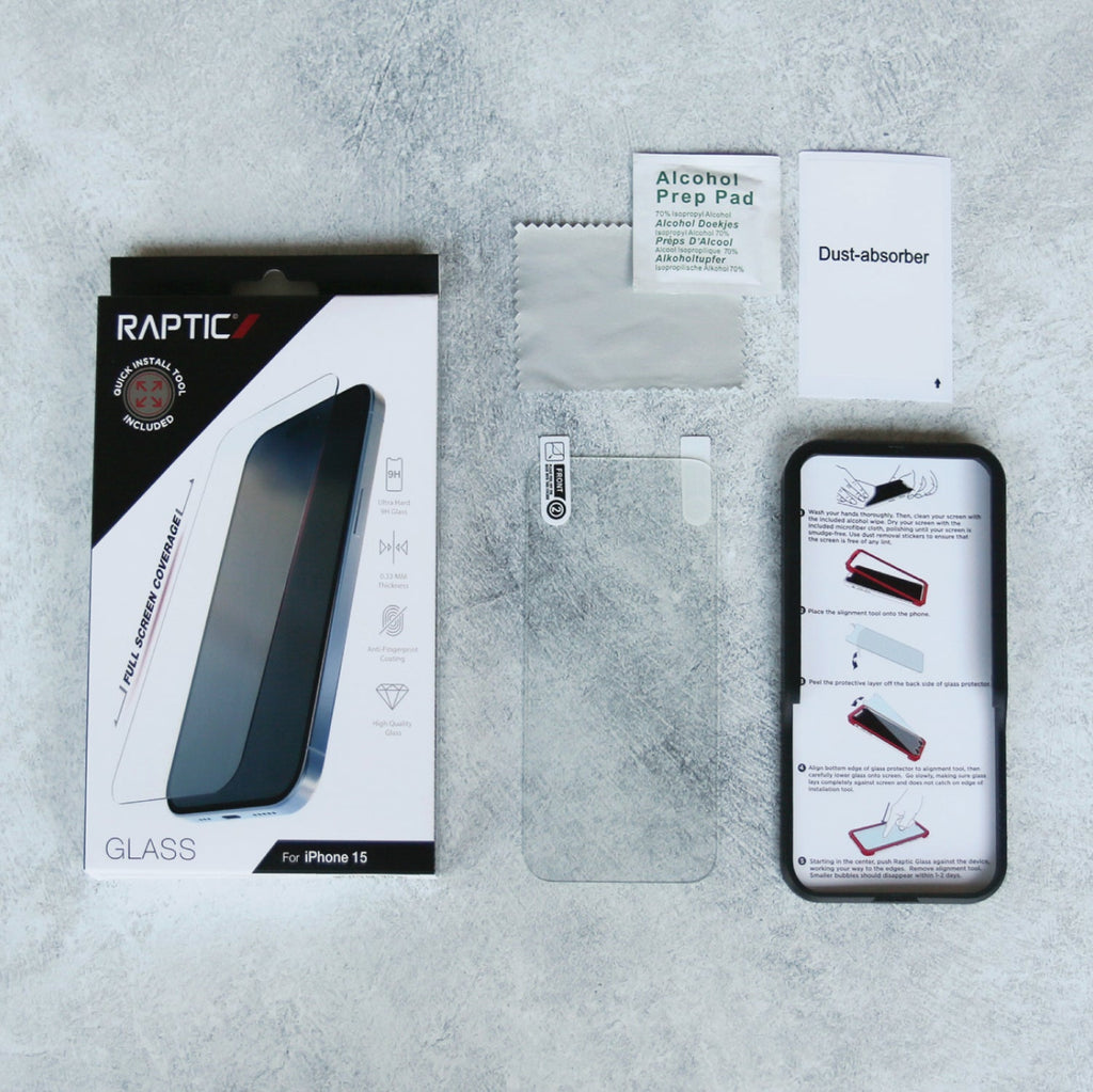 Raptic Glas für iPhone 13 Mini - Clear