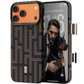 RAPTIC Aramid Skin Magsafe Telefongehäuse für iPhone 17 Pro / 17 Pro Max-Grid Valor