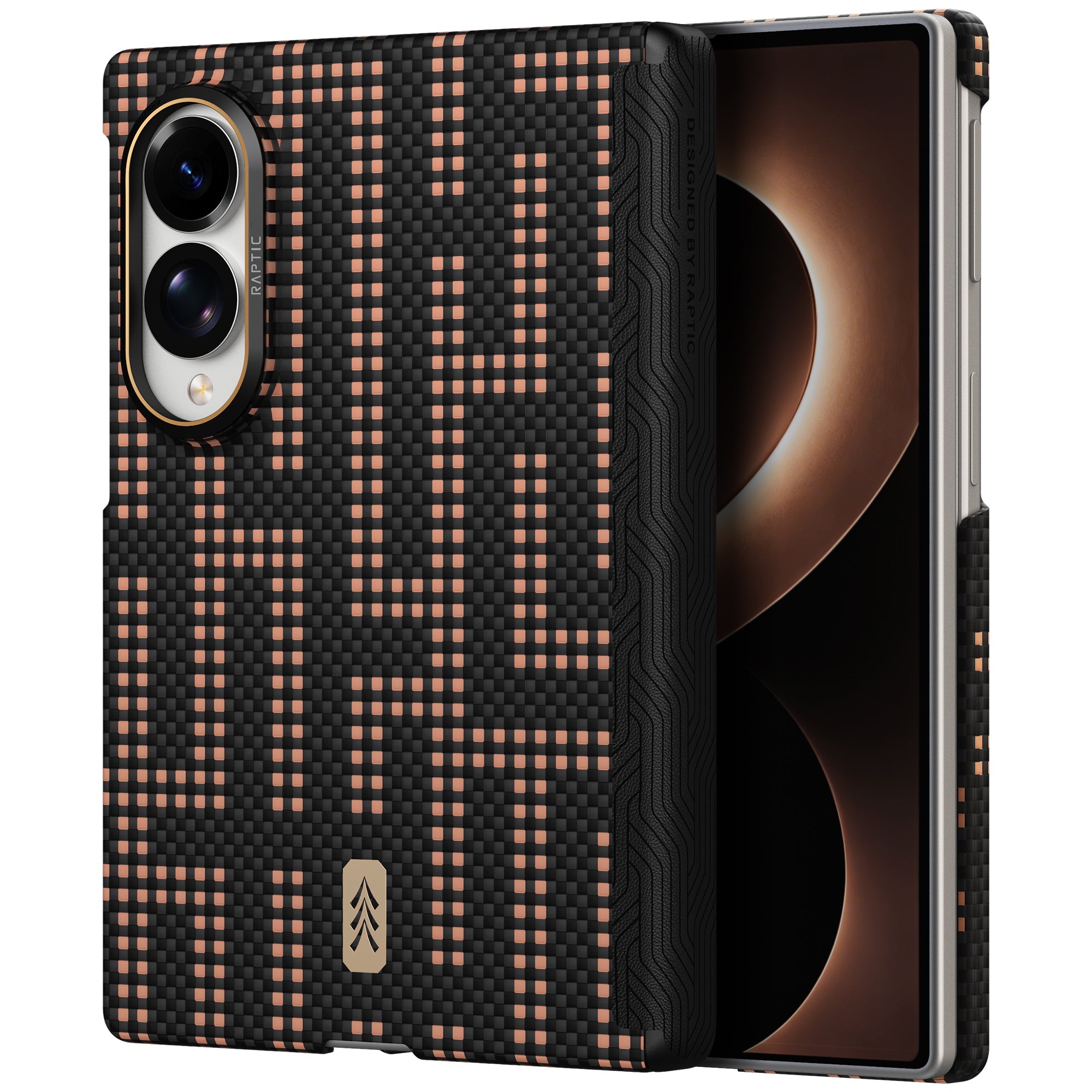 RAPTIC Slim Magnetic Protective Case für Samsung Galaxy Z Fold8/Z Fold8 Ultra Faltbarer Bildschirm mit Aramid Kevlar