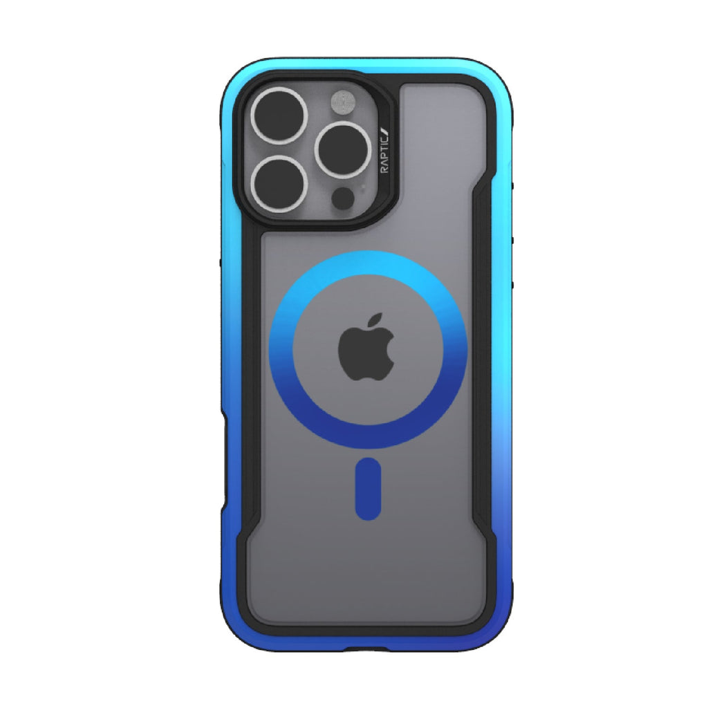 iPhone 16 Pro Max Case - Schild 2.0 Blau Gradient