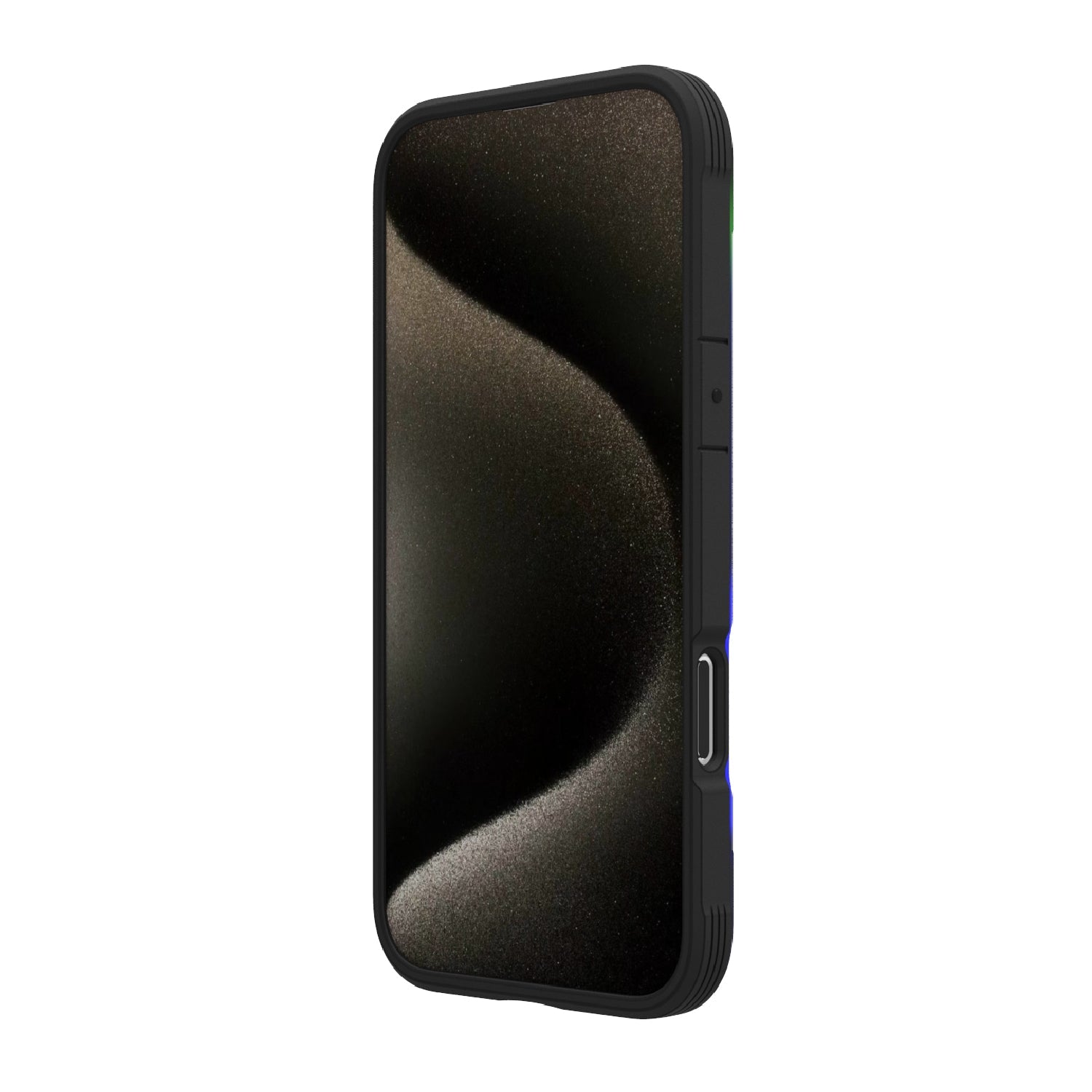 iPhone 16 Pro Max Case - Schild 2.0 Blau Gradient
